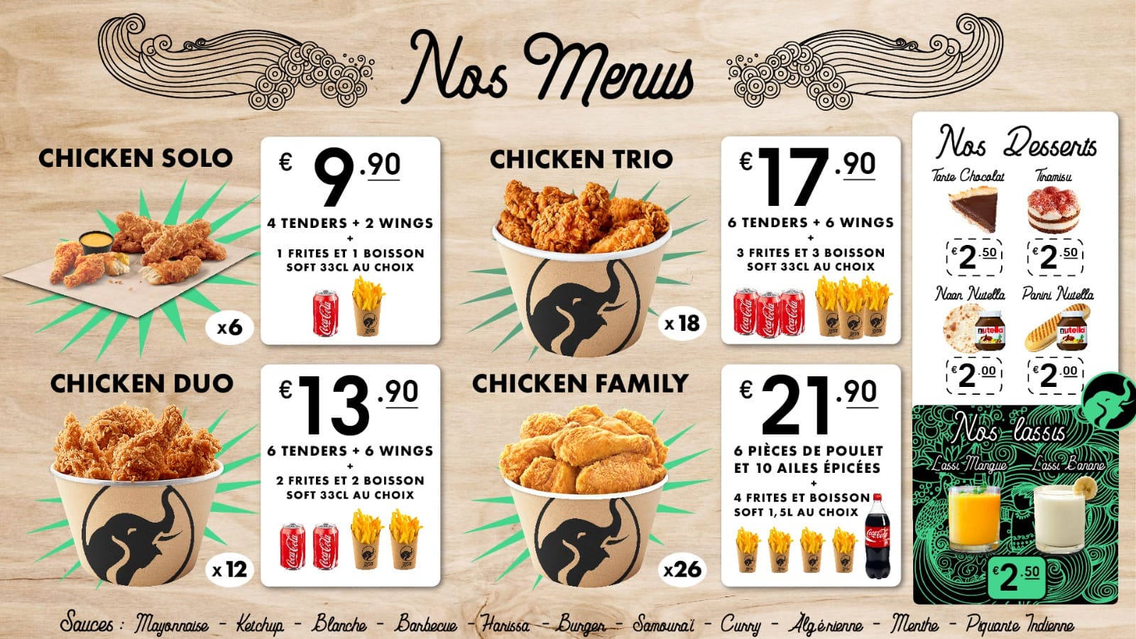 Plats traditionnels indiens - Restaurant Goa Grenoble